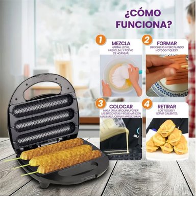 MAQUINA ELÉCTRICA PARA HACER YOGUIS BLANIK BYOM079  NEGRO