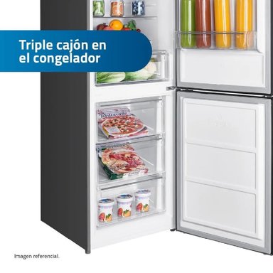 REFRIGERADORA C/DISPENSADOR DE AGUA NO FROST INDURAMA BOTTOM FREEZER RI-639DN 320 LTS NEGRO - 4