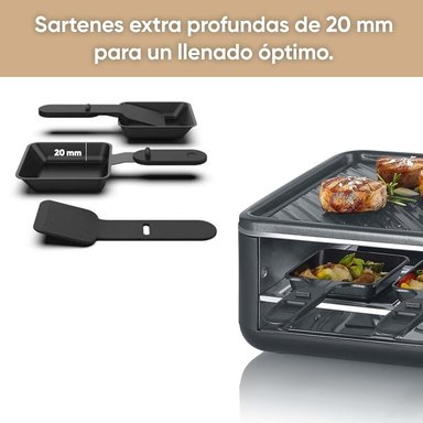 PARRILLA RACLETTE CON PIEDRA NATURAL SEVERIN RG-2366 - 5