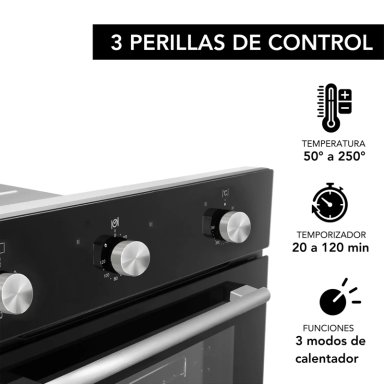 HORNO EMPOTRABLE ELÉCTRICO 65 LT HEE6512 IMACO - 5