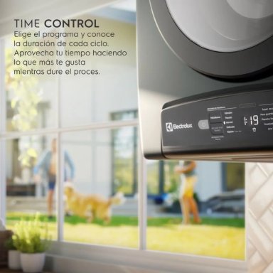 SECADORA ELECTROLUX 7KG GRIS PREMIUM CARE CON TIME CONTROL EDEJ07D2JSYG - 5