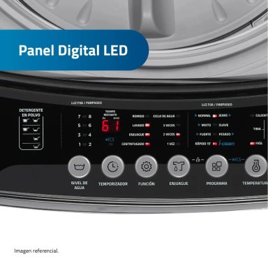LAVADORA AUTOMATICA INDURAMA 18KG LRI-18DGR - 4