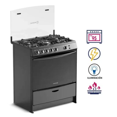 COCINA A GAS MIRAY AZALEA PLUS GLP 5 HORNILLAS - 1