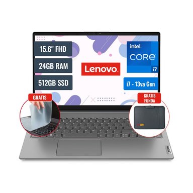 LAPTOP LENOVO V15 INTEL CORE I7 1355U 24GB RAM 512GB SSD M.2 15.6 FHD FREEDOS