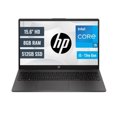 LAPTOP HP 250 G10 INTEL CORE I5 1334U 8GB RAM 512GB SSD 15.6 HD FREEDOS