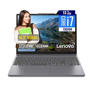 LAPTOP LENOVO IDEAPAD SLIM 3 15IRH10 INTEL CORE I7 13620H 16GB RAM 512GB SSD 15.3 TACTIL WUXGA FREEDOS - 1