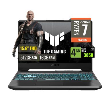 LAPTOP ASUS TUF GAMING A15 AMD RYZEN 7 7445HS 16GB RAM 512GB SSD 4GB RTX 3050 15.6 FHD IPS FREEDOS - 1