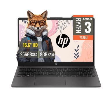 LAPTOP HP 255 G10 AMD RYZEN 3 7320U 8GB RAM 256GB SSD M.2 15.6 HD FREEDOS - 1