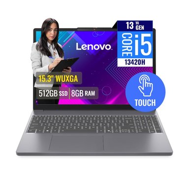 LAPTOP LENOVO IDEA PAD SLIM 3 15IRH10 INTEL CORE I5 13420H 8GB RAM 512GB SSD 15.3 WUXGA TOUCH FREEDOS - 1