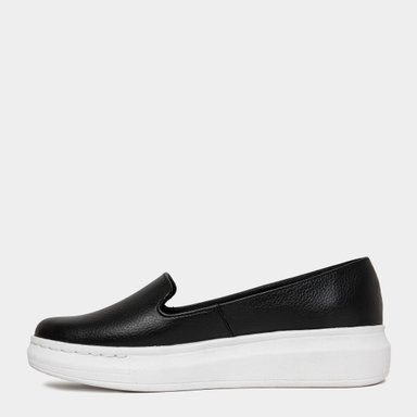 ZAPATOS CASUALES MUJER TOP MODEL CUERO NEGRO TMSH-05 OLGA - 2