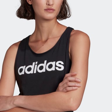 TANK MUJER ADIDAS GL0566 (S-L) W LIN TK NEGRO - 4