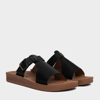 SANDALIAS PARA MUJERES FOOTLOOSE FCH-OU002 (35-39) AMADEA NEGRO - 2