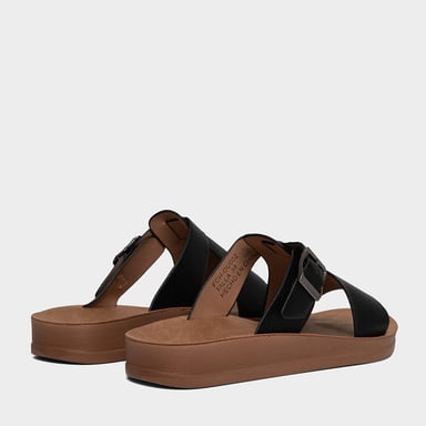 SANDALIAS PARA MUJERES FOOTLOOSE FCH-OU002 (35-39) AMADEA NEGRO - 3