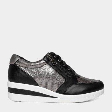 ZAPATILLAS MUJER FOOTLOOSE TODA ACTIVIDAD NEGRO FCH-LM011 ATENA