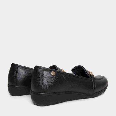 ZAPATOS CASUALES MUJER TOP MODEL CUERO NEGRO TMO-N0012 (35-39) - 3
