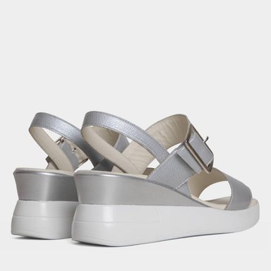 SANDALIAS MUJERES TOP MODEL CUERO GRIS TMO-N0010 (35-39) - 3