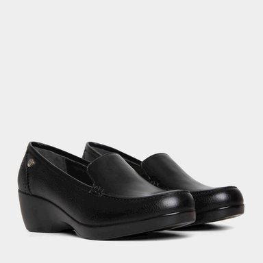 ZAPATOS CASUALES MUJER TOP MODEL CUERO NEGRO TMO-N0014 (35-39) - 2