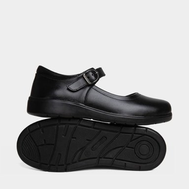 ZAPATOS NIÑA FOOTLOOSE KIDS CUERO NEGRO JUNIOR FTK-N0009 - 5