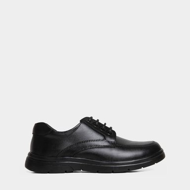 ZAPATOS PRE ESCOLAR NIÑO FOOTLOOSE KIDS CUERO NEGRO FTK-N0011 - 1
