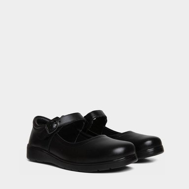 ZAPATOS PRE ESCOLAR NIÑA FOOTLOOSE KIDS CUERO NEGRO FTK-N0008 - 2