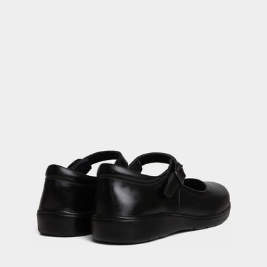 ZAPATOS PRE ESCOLAR NIÑA FOOTLOOSE KIDS CUERO NEGRO FTK-N0008 - 3