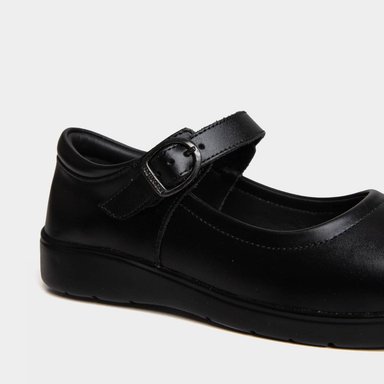 ZAPATOS PRE ESCOLAR NIÑA FOOTLOOSE KIDS CUERO NEGRO FTK-N0008 - 4