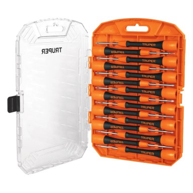 JUEGO DE DESARMADORES TRUPER JOY-15 JOYERO EXTRA LARGA 15 PIZAS