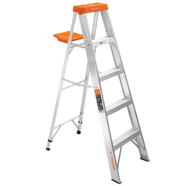 ESCALERA TRUPER EST-25 TIJERA 4 PELDAÑOS CAPACIDAD DE CARGA 175 KG