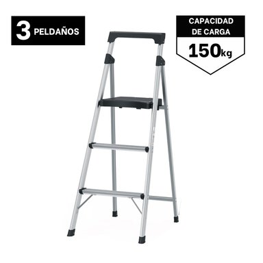 ESCALERA TRUPER TUBULAR PLEGABLE 3 PASOS