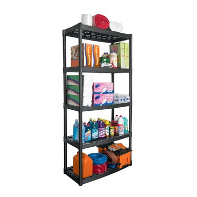 ESTANTE TRUPER 19943 5 REPISAS NEGRO PLASTICO