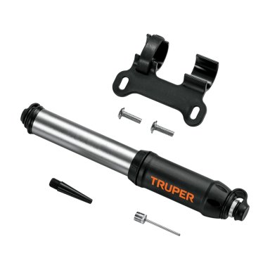 INFLADOR TRUPER PORTATIL BICICLETAS 85 PSI