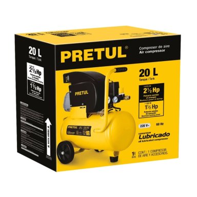 COMPRESORA PRETUL COMP-20LP-260 20 LITROS - 2
