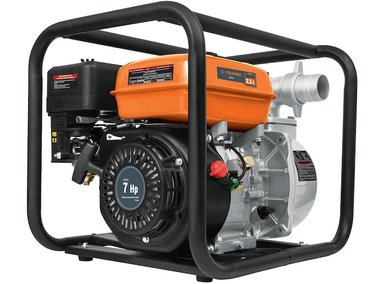 MOTOBOMBA AUTOCEBANTE 2' X 2' A GASOLINA 7 HP - TRUPER | Naranja