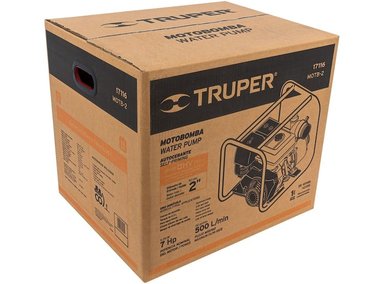 MOTOBOMBA AUTOCEBANTE 2' X 2' A GASOLINA 7 HP - TRUPER | Naranja - 3