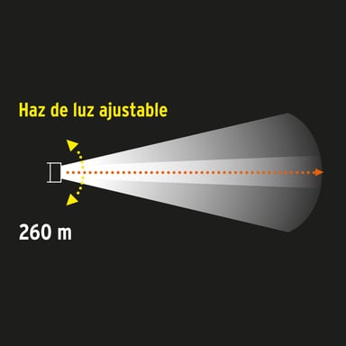 LINTERNA DE ALUMINIO LED CREE 500 LM CON 2 PILAS D - TRUPER - 2
