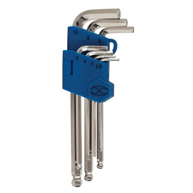 JUEGO DE 7 LLAVES ALLEN TIPO BOLA - TRUPER