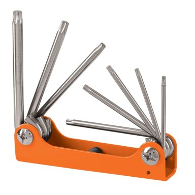JUEGO DE 8 LLAVES TORX TIPO NAVAJA- TRUPER