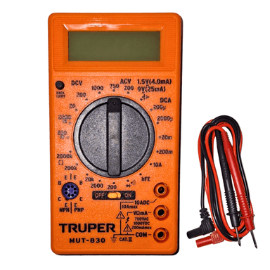 MULTÍMETRO TRUPER MUT-830 DIGITAL