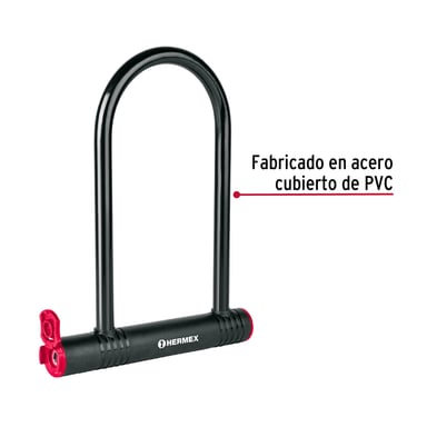 CANDADO RIGIDO TIPO 'U' DE 14MM HERMEX - 3