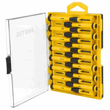SET PRETUL 15 DESARMADORES DE JOYERO DE PRECISIÓN