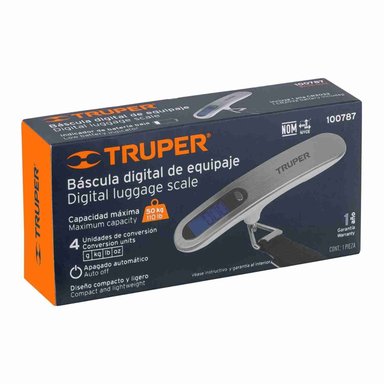 BALANZA ELECTRONICA PARA MALETA 50 KG TRUPER - 2