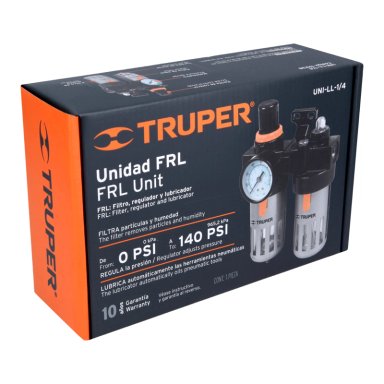 FILTRO Y REGULADOR DE AIRE CON MODULO DE LUBRICACIÓN TRUPER - 2