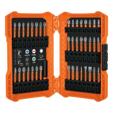 SET PUNTAS DE IMPACTO TRUPER 101966 40 PIEZAS MIXTAS LARGOS 1' Y 2' EXPERT