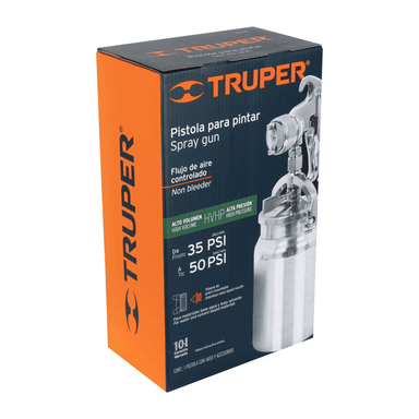 PISTOLA PINTAR TRUPER CF-14085 1 L SUCCION DE ALTA PRESION HVHP 1.8MM - 5
