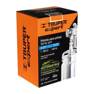 PISTOLA PINTAR TRUPER CF-14030 1 L SUCCION HVLP AUTOMOTRIZ 1.4MM - 5
