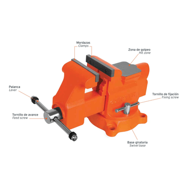 TORNILLO TRUPER CF-18592 BANCO INDUSTRIAL 4' - 3