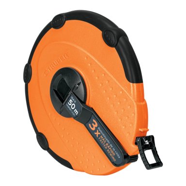 WINCHA FIBRA DE VIDRIO TRUPER CF-12640 CARCASA PLASTICA 50 METROS