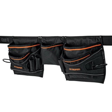 CINTURÓN PORTA HERRAMIENTAS TRUPER CF-15314 DE POLIESTER 20 COMPARTIMENTOS