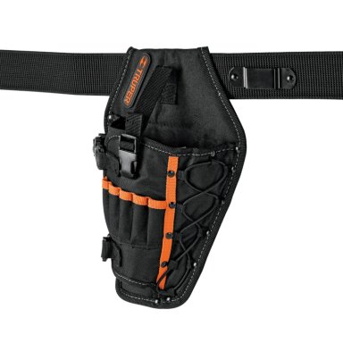 CINTURÓN PORTA TALADRO TRUPER CF-19588 DE POLIESTER 6 COMPARTIMENTOS