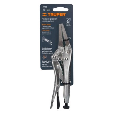 ALICATE DE PRESION TRUPER CF-17432 ACERO PUNTA LARGA 6' - 2